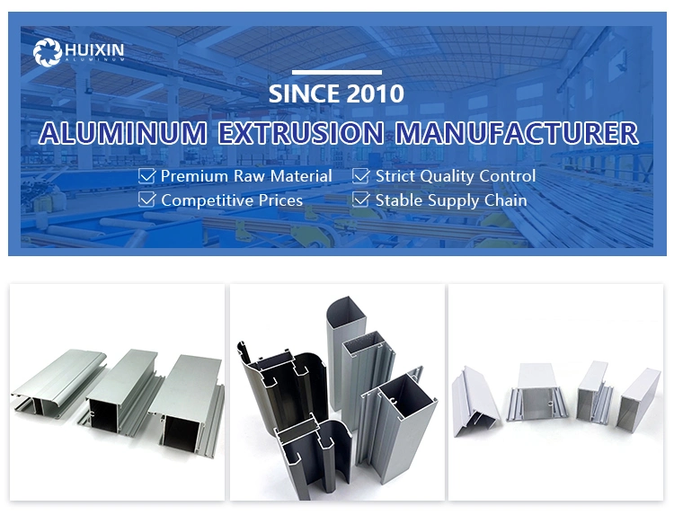 Huixin Standard South Africa Aluminium Casement Window Sliding Door Frame Aluminum Extrusion Profiles